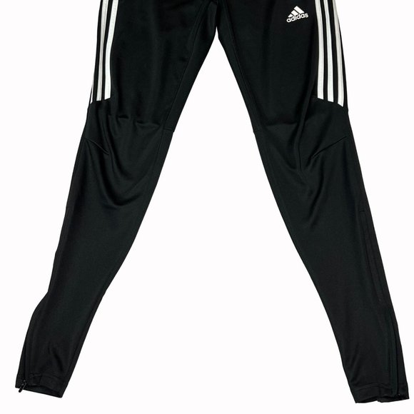 ADIDAS Climacool Jogger XS Black Fitted Zip Leg Track Pants Warm Up Pull On - Picture 6 of 13